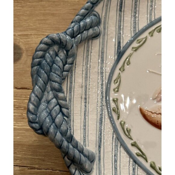 Fitz & Floyd Large Oval Platter Lobster Seaboard Large Serving 20” - Picture 4 of 6